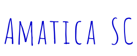 Amatica SC 字体